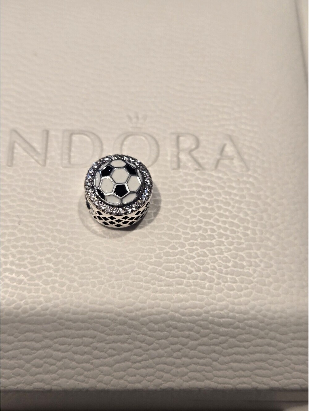 Pandora charm s925 ale silver soccer